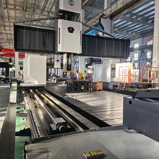 Large-scale gantry CNC machining center
