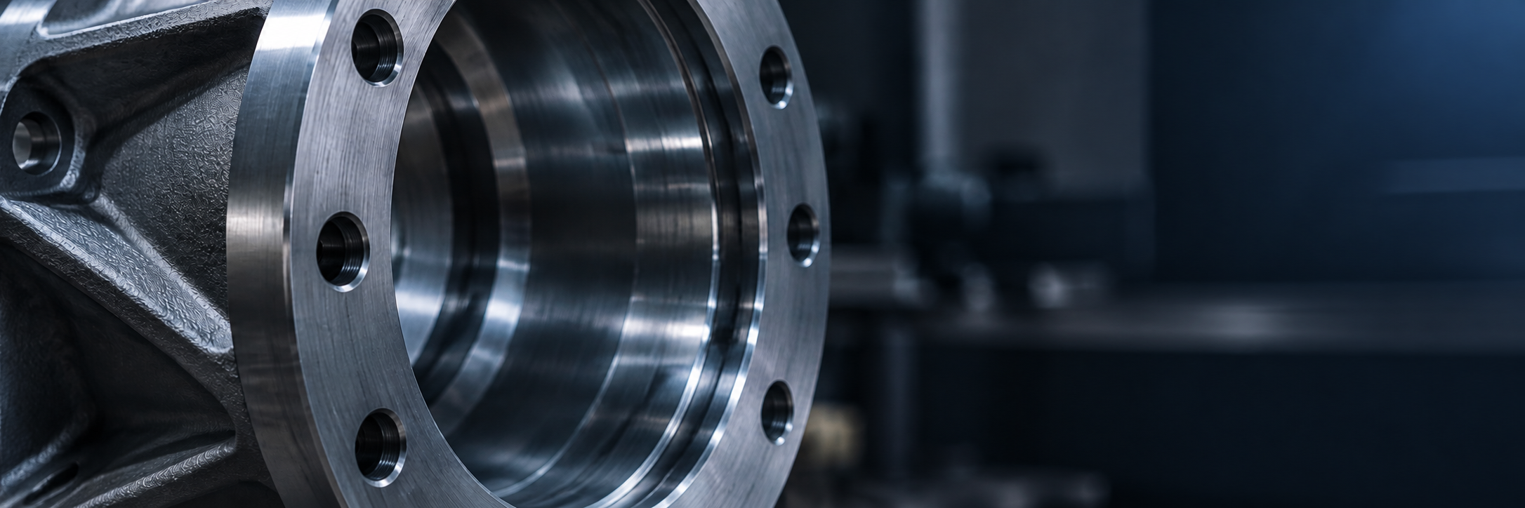 Precision-machined industrial component